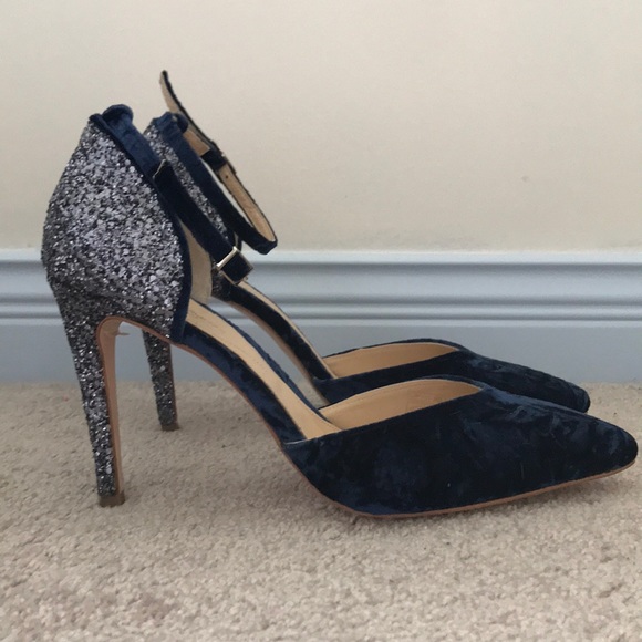 Blue sparkly heels - Picture 2 of 8